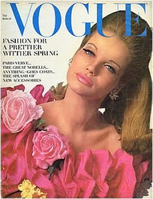 Vintage Vogue magazine covers - wah4mi0ae4yauslife.com - Vintage Vogue March 1965 - Veruschka.jpg
